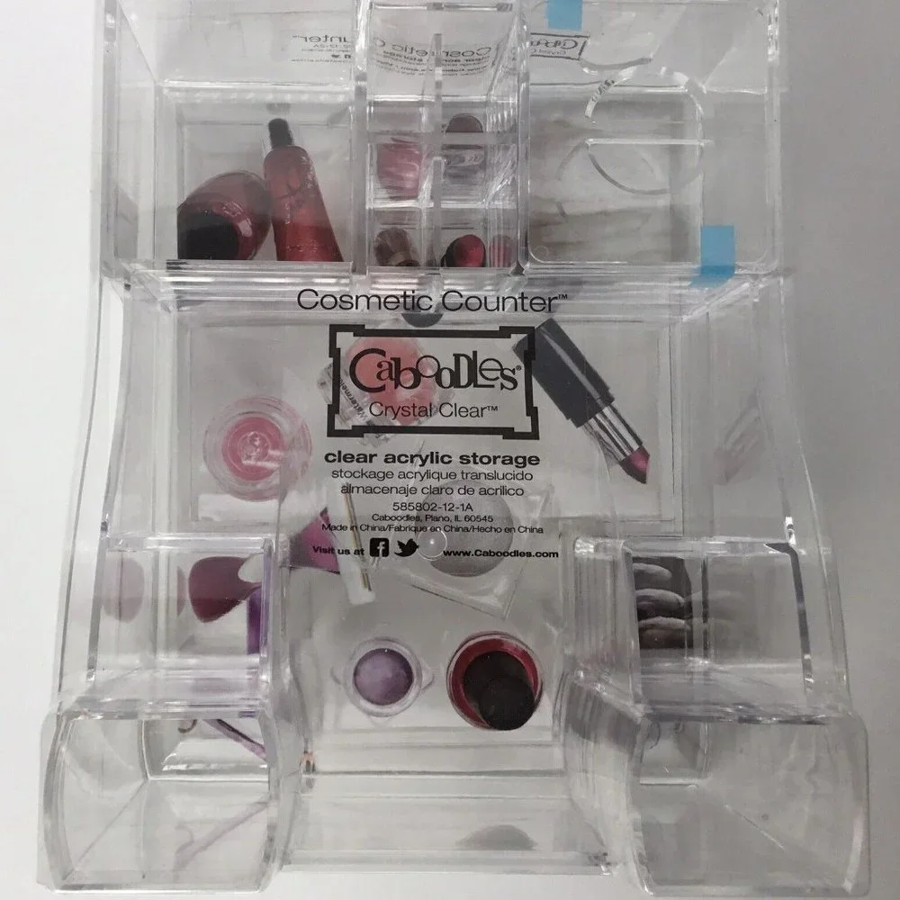 ✨🌟 Caboodles Cosmetic Makeup Organizer - Clear Acrylic Beauty Storage 🌟✨